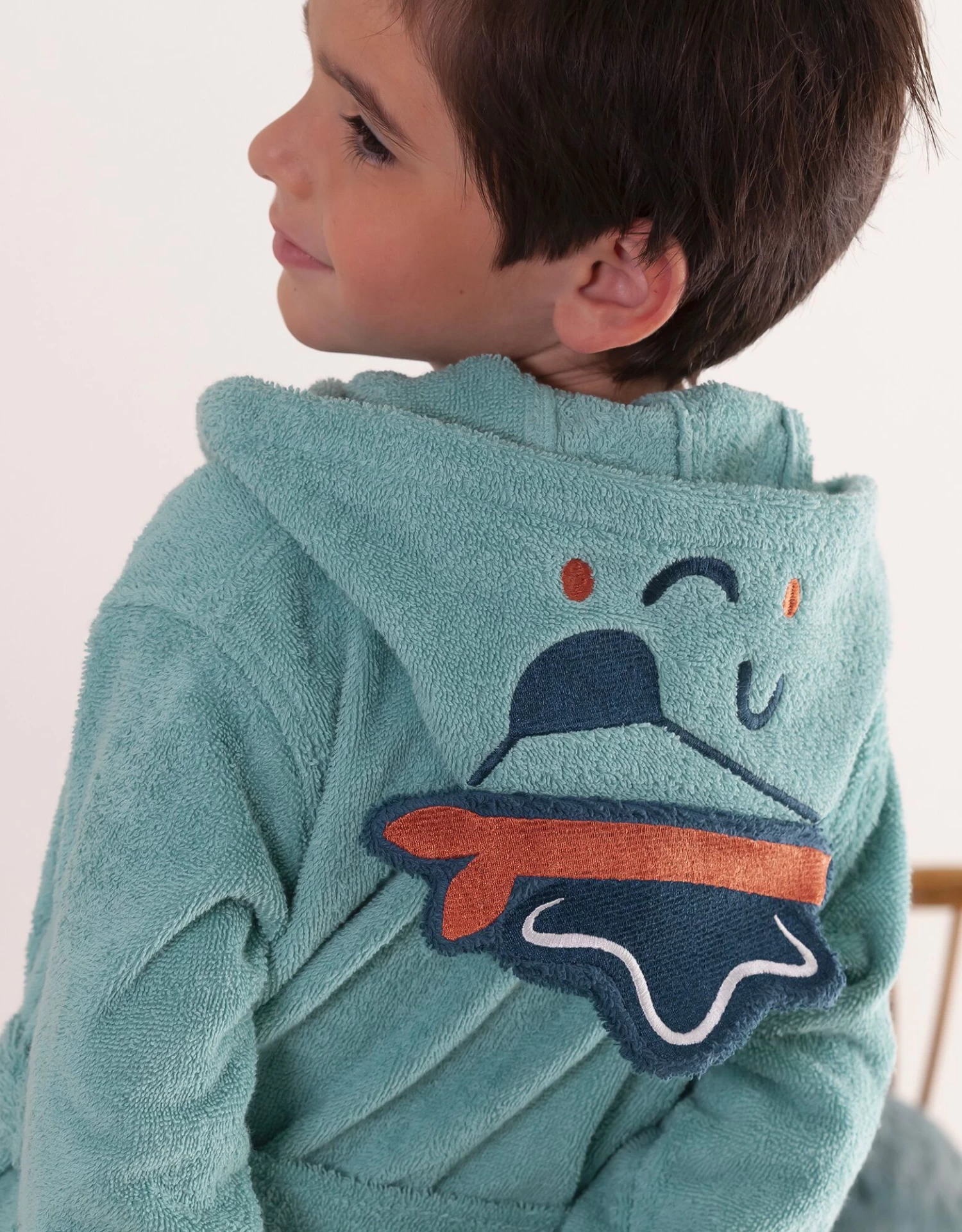 Peignoir De Bain Enfant Pirate éponge Coton - 380g/m2 – Image 5