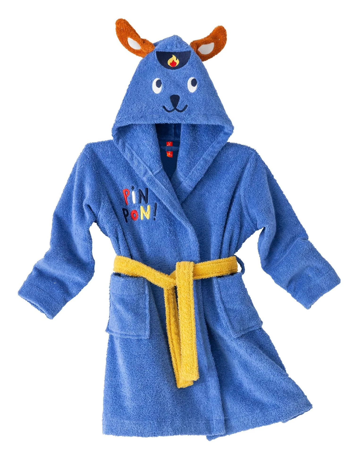 Peignoir De Bain Enfant Pin-pon à Capuche éponge Coton - 380g/m2 – Image 8