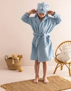 Peignoir De Bain Enfant Panda à Capuche éponge Coton - 380 G/m²