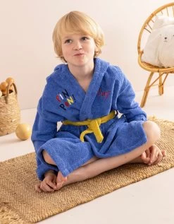 Peignoir De Bain Enfant Personnalisable Pin-pon à Capuche