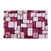 Tapis De Bain Mosaïque Toucher Peluche