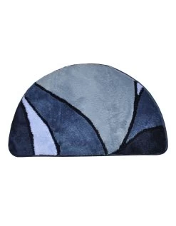 Tapis De Bain Demi-lune Motif Minéral