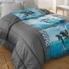 Couette Microfibre Imprimée Dauphins 200 G/m2