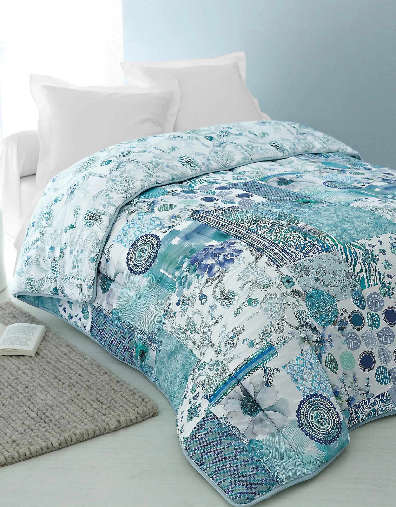 Couette Coton Imprimée Champêtre 400g/m2