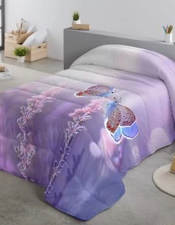 Couette Microfibre Imprimée Papillon 200 G/m²