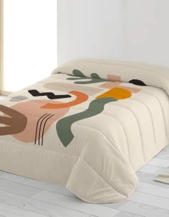 Couette Microfibre Imprimée Formes Abstraites 200 G/m²