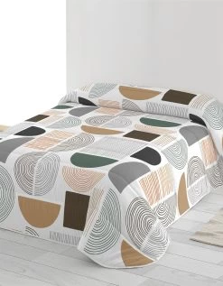 Couette Microfibre Imprimée Formes Géométriques 200 G/m²