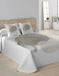 Couvre-lit Matelassé Imprimé Galet