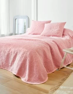 Jeté De Lit Uni Style Boutis Mélissa