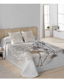 Couvre-lit Matelassé Imprimé Mandala