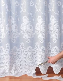 Panneau Motif Fleuri Modulable En Hauteur Finition Galon Fronceur