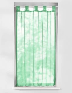 Vitrage Droit Voile Uni Finition Pattes