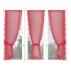 Rideau Uni Dentelle Polyester Finition écailles - Triptyque