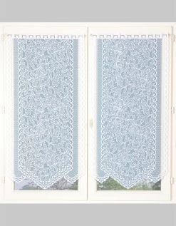 Vitrages Pointe Volutes - Paire