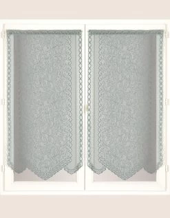 Vitrages Pointe Volutes - Paire