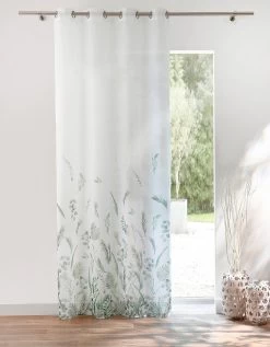 Voilage Base Imprimé Champêtre