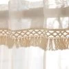 Voilage Frise Macramé