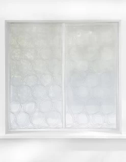 Vitrage étamine Brodé Sphères - La Paire