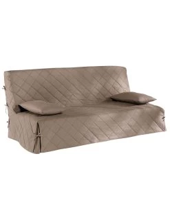 Housse Clic-clac Standard Matelassée Coton Bachette Uni