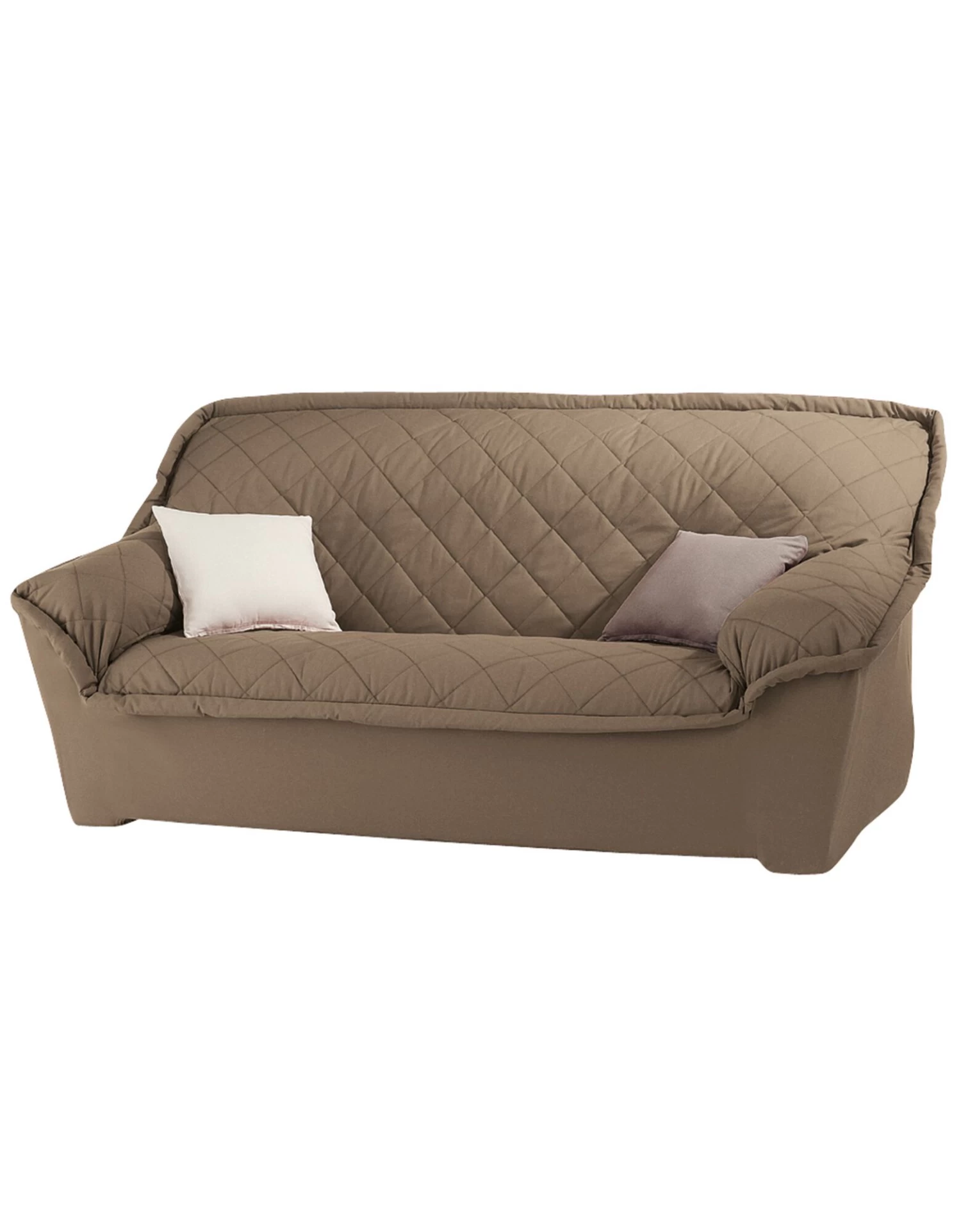 Housse Bachette Matelassée Coton Uni Fauteuils Canapés Accoudoirs – Image 2