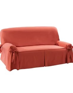 Housse Bachette Coton Uni Nouettes Fauteuil Canapés