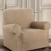Housse Bi-extensible Imprimée Gaufrée Pour Fauteuil Et Canapé