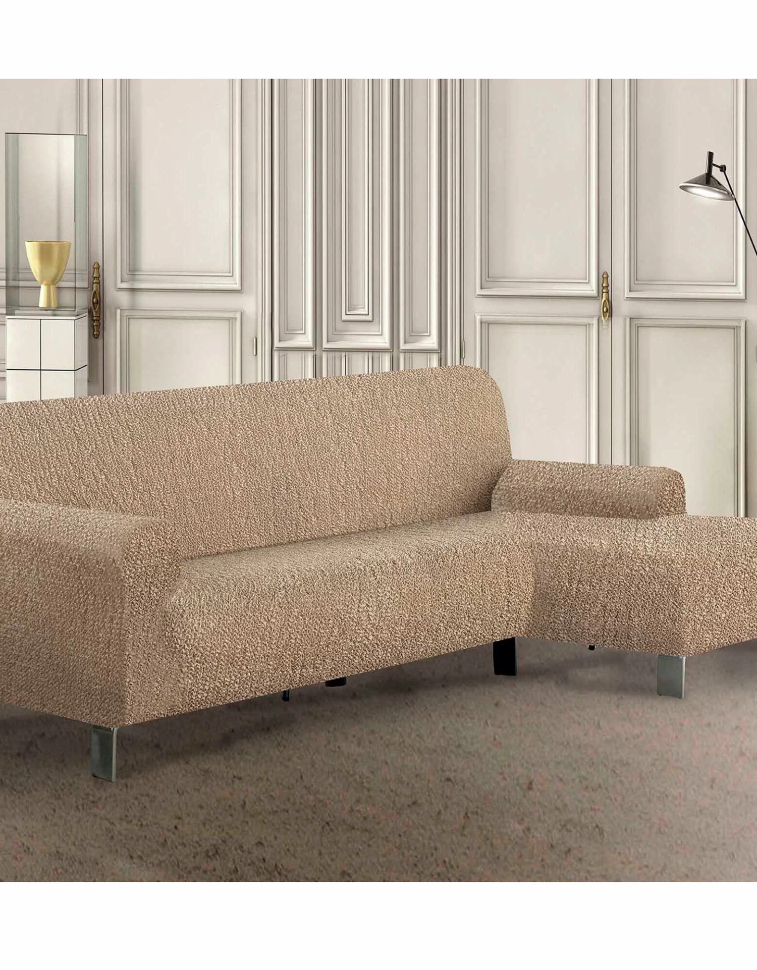 Housse Bi-extensible Imprimée Gaufrée Pour Fauteuil Et Canapé – Image 3