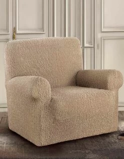Housse Bi-extensible Imprimée Gaufrée Pour Fauteuil Et Canapé