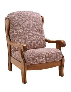 Housse Microfibre Bi-extensible Motifs Graphique Spéciale Fauteuil Rustique