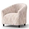 Housse Microfibre Bi-extensible Imprimé Vague Spéciale Fauteuil Cabriolet