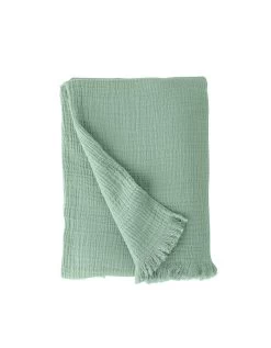 Jeté Double Gaze De Coton