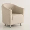 Housse Extensible Jacquard Chiné Fauteuil Cabriolet