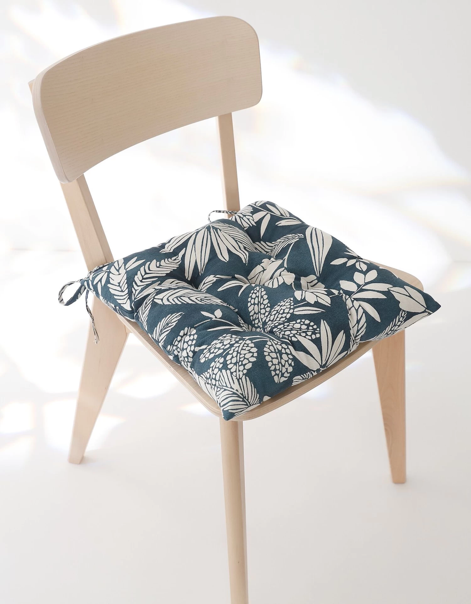 Galette De Chaise Carrée Imprimée - Lot De 2 – Image 2