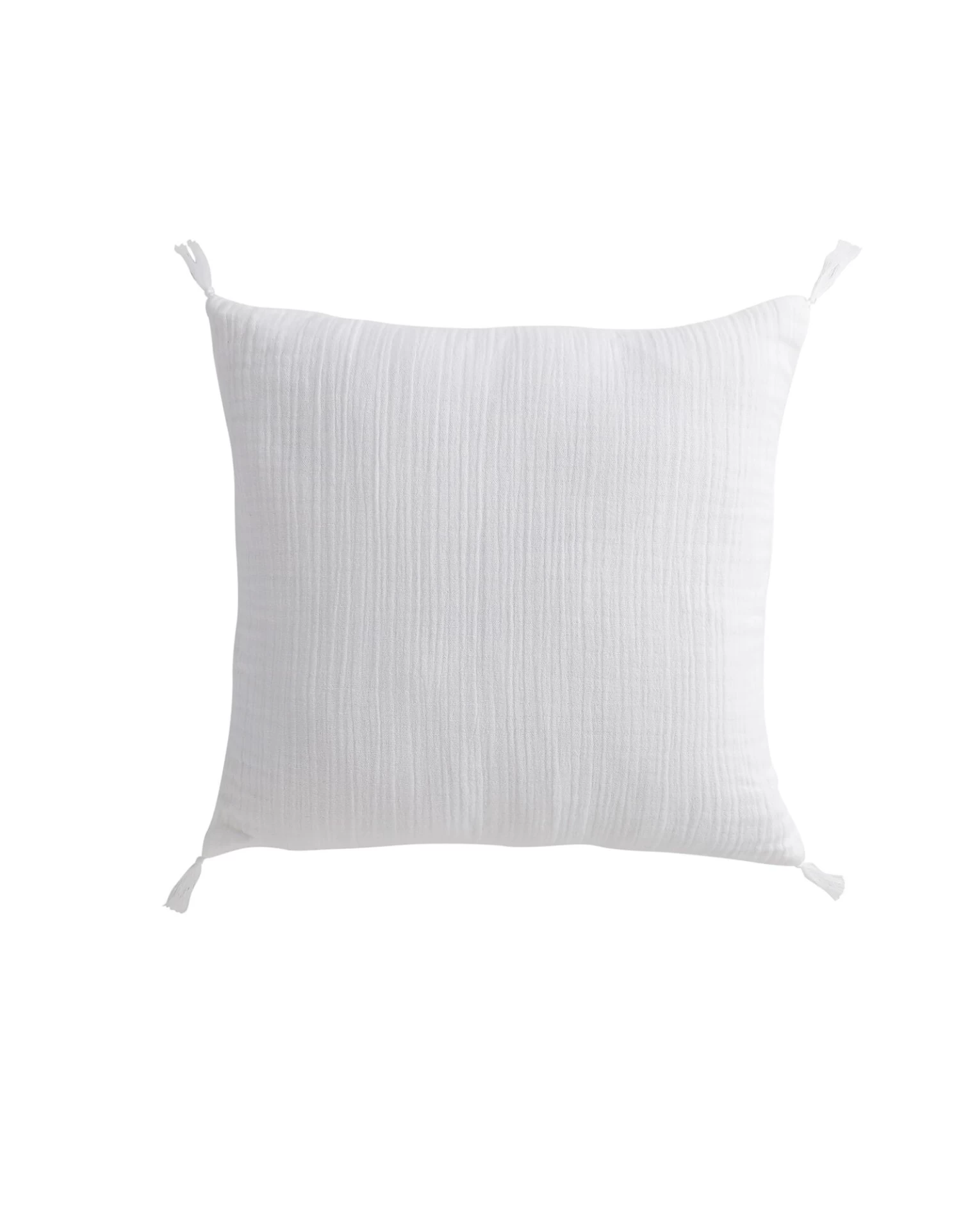 Housse De Coussin Double Gaze De Coton - Lot De 2