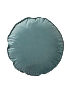 Coussin Rond Garni En Velours