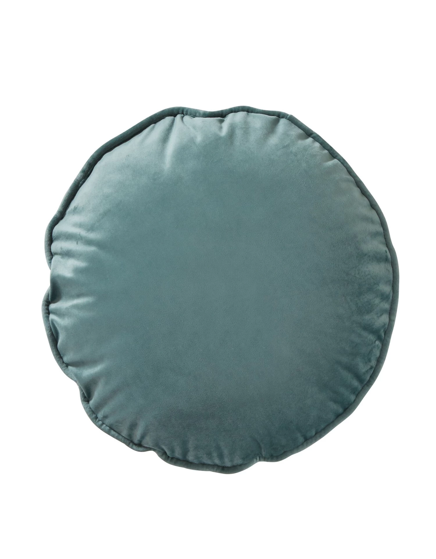Coussin Rond Garni En Velours
