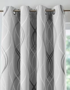 Rideau Occultant Imprimé Serpentins