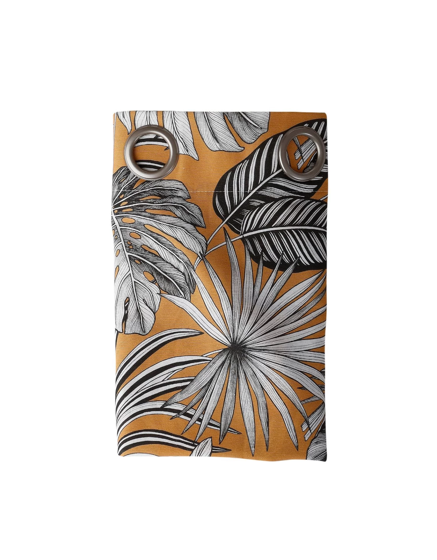 Rideau Oeillets Tamisant Imprimé Tropical – Image 4