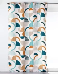 Rideau Imprimé Formes Géométriques